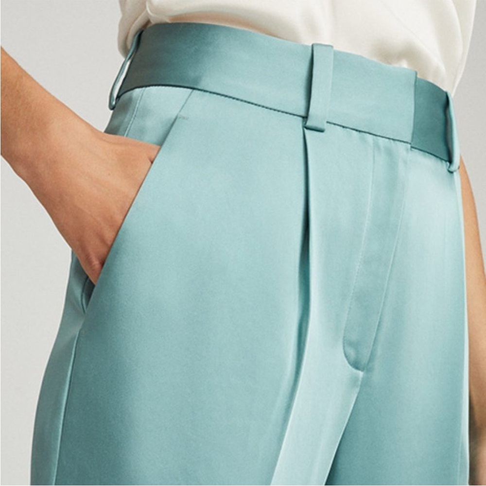 REISS Elyssah Satin Trouser Pants Size 10 NWT